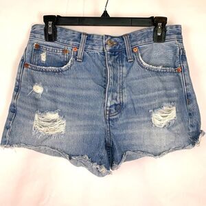 Madewell Distressed Relaxed Denim Shorts